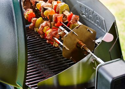 Grillgemüse auf Drehspiessen von Weber