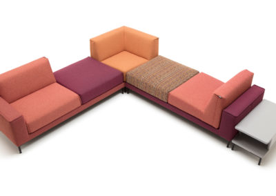 Sofa 183 von Freistil mit Stoffbezug