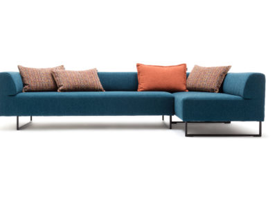 Sofa 185 von Freistil mit blauem Stoffbezug