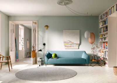 Sofa und Stuhl 132 und 158 von Freistil