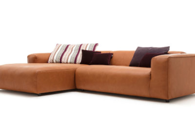 Ledersofa 187 von Freistil in braun