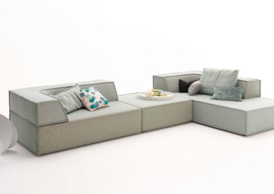 COR TRIO Sofa in Stone Grey